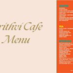 Prithvi Cafe Menu