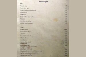 Roots – Café in the Park Cafe Menu